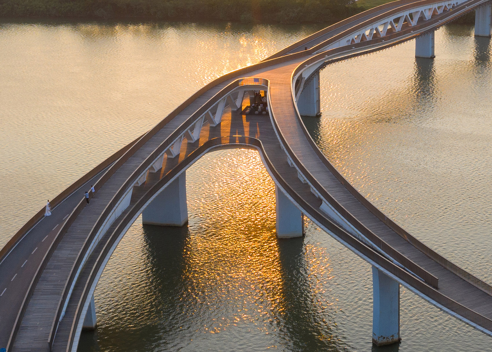 Lixian Landscape Bridge China by Turenscape