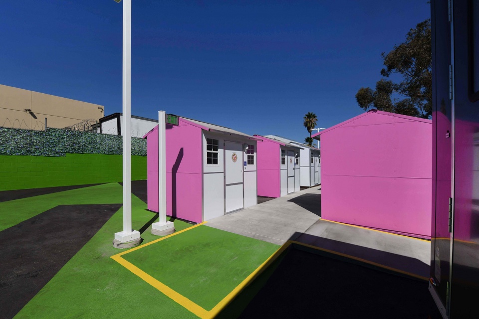 whitsett west tiny home village by lehrer architects la