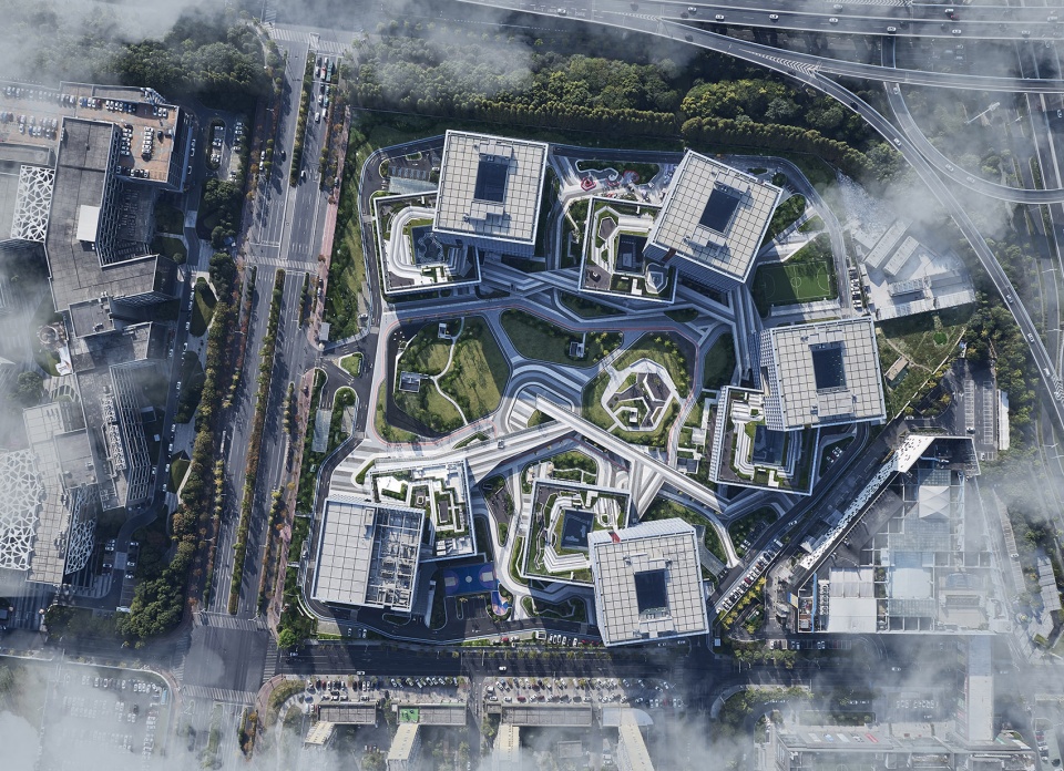Planning the phase II park of Alibaba Software-producing base in ...
