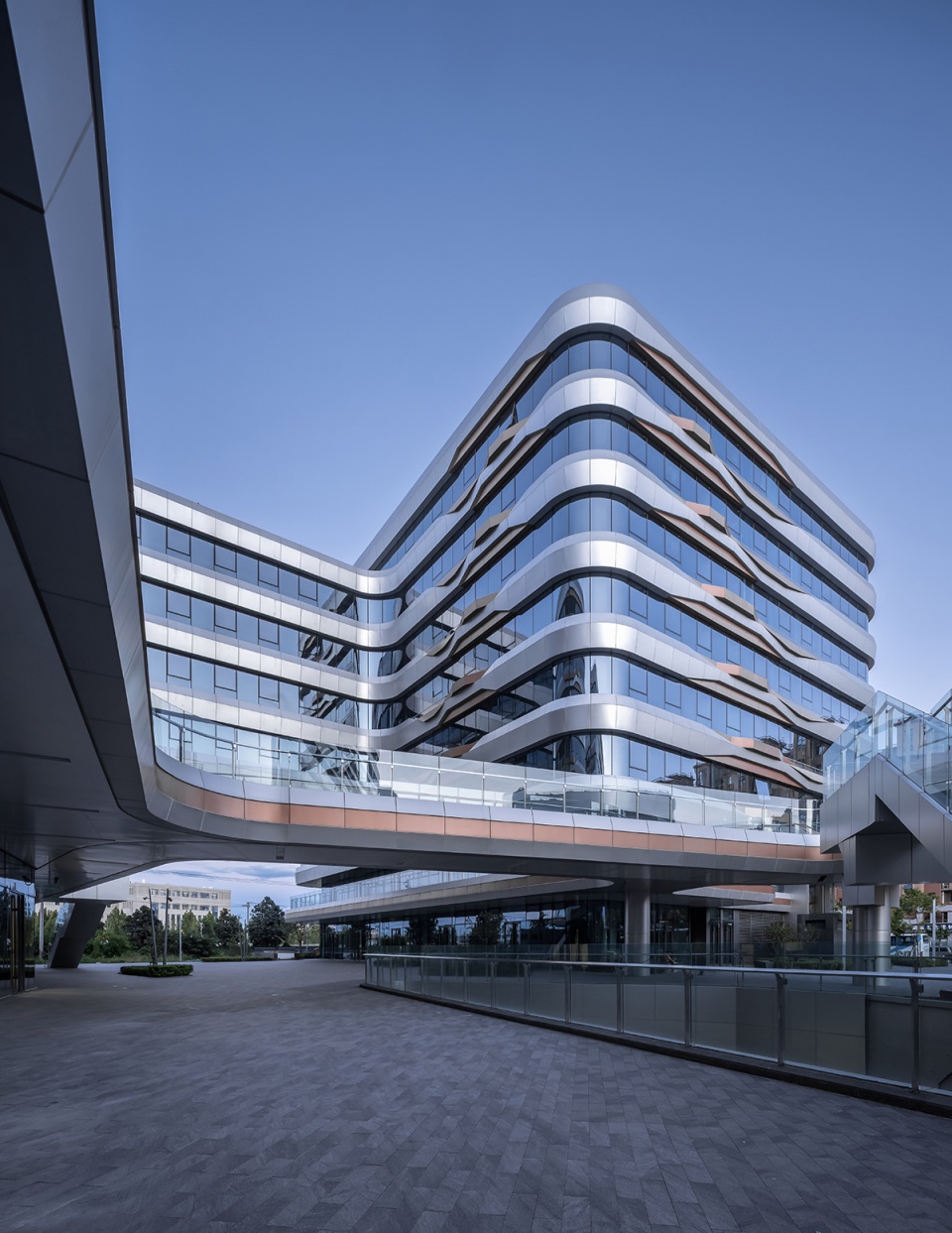 cofco tianheng alpha school park china by shanghai jund architects