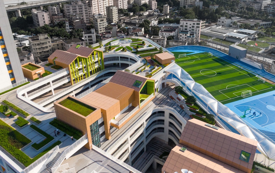 shenzhen eastern bay area experimental school china by jeffery design