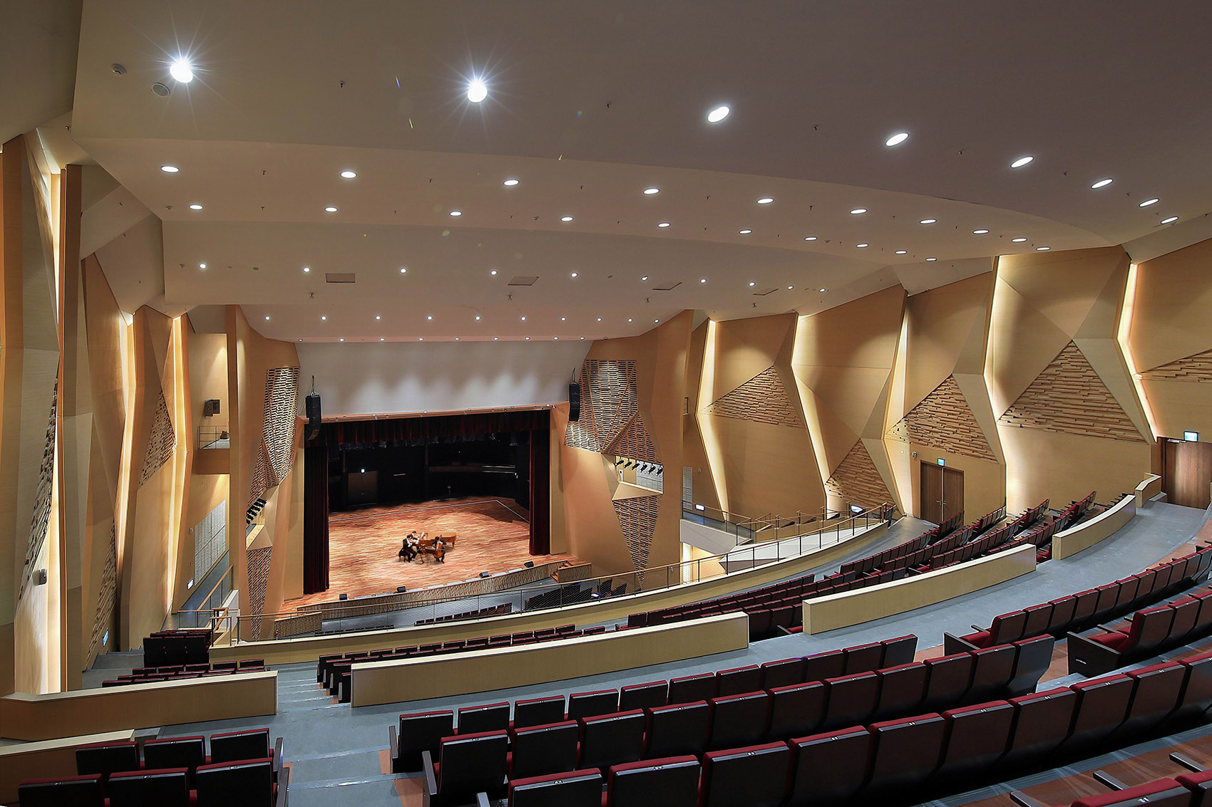 multi functional auditorium national central university by jjp architects and planners