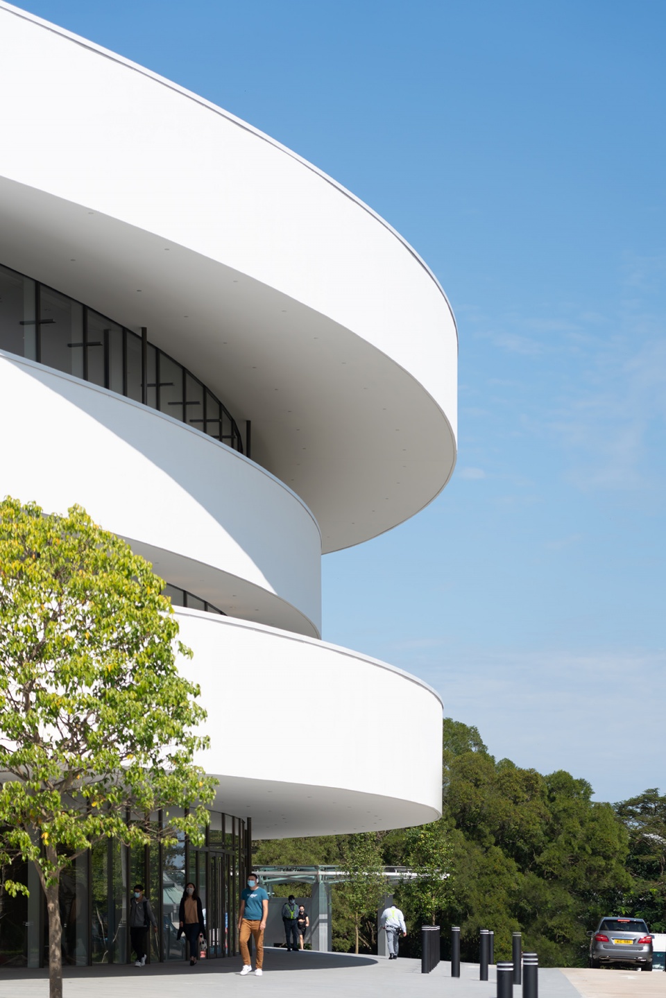 shaw auditorium hkust by henning larsen