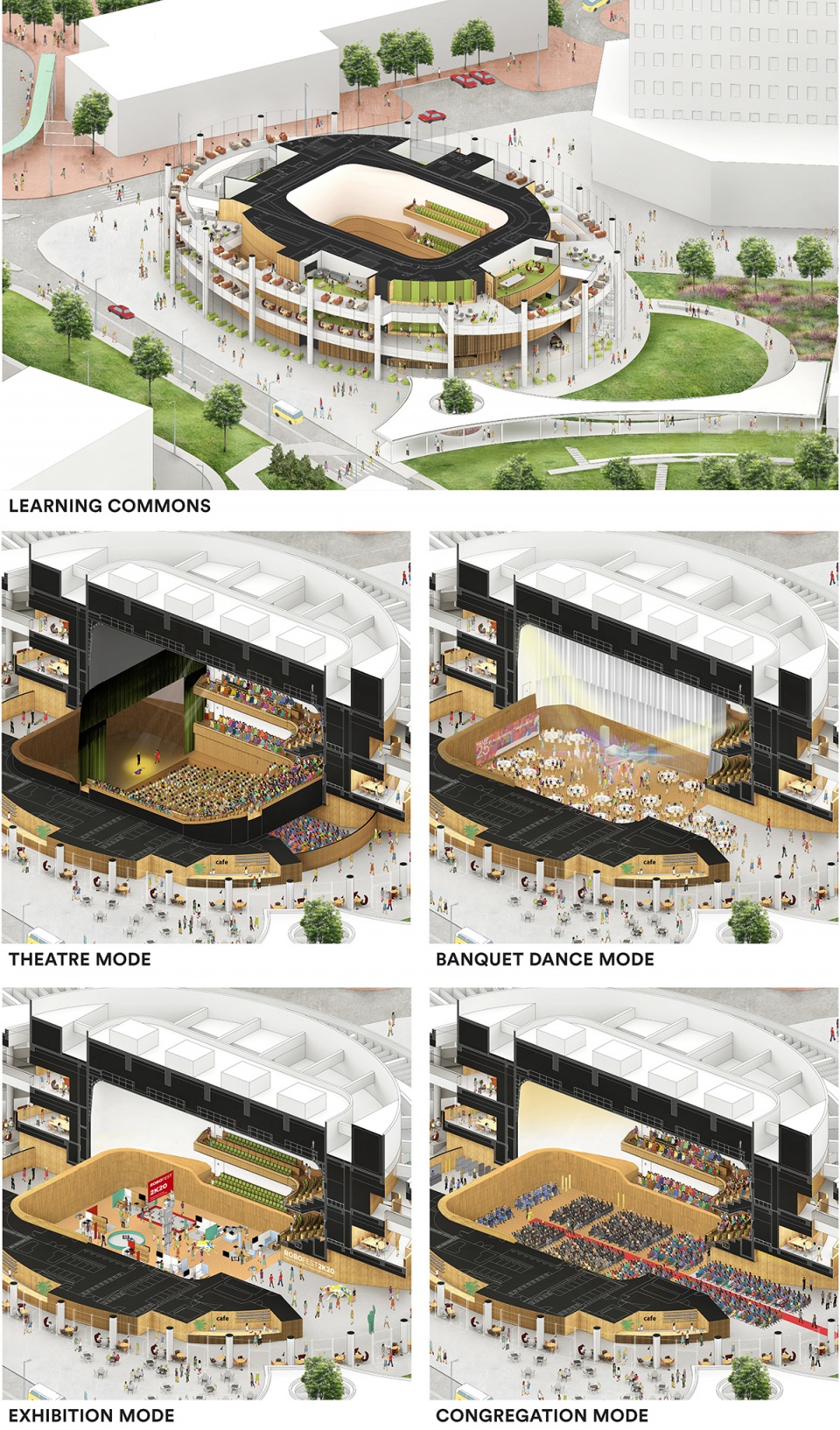shaw auditorium hkust by henning larsen