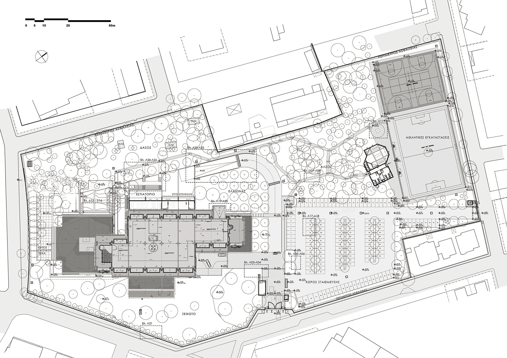 office building in attica by georges batzios architects