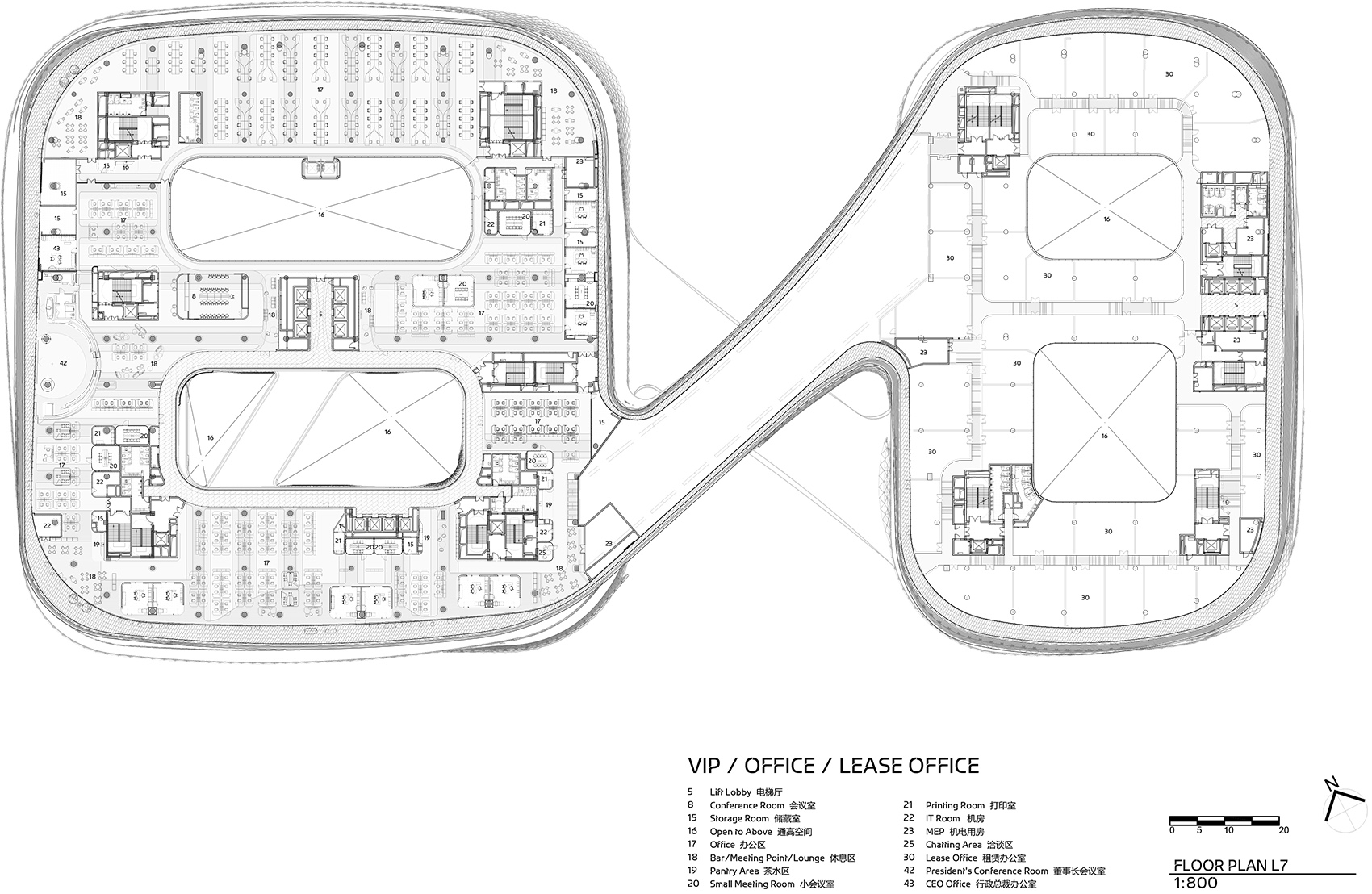 infinitus plaza guangzhou china by zaha hadid architects