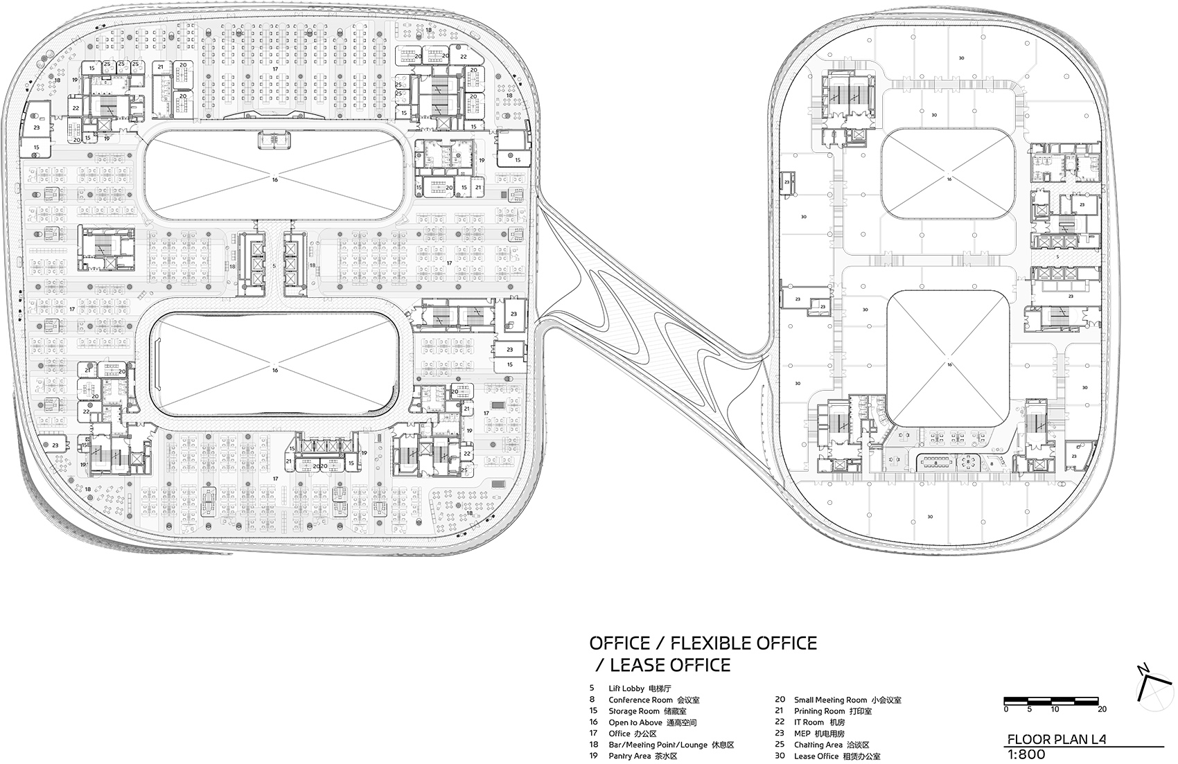 infinitus plaza guangzhou china by zaha hadid architects