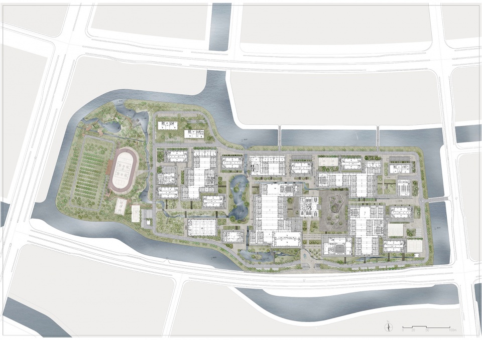 china academy of art liangzhu campus by atelier fcjz