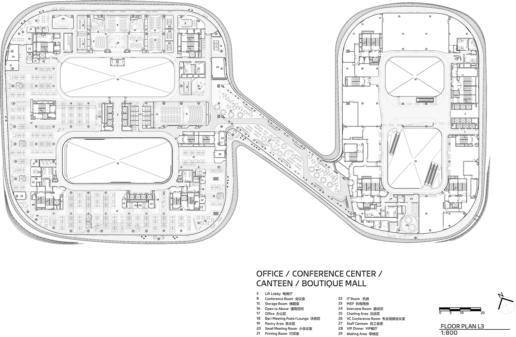 infinitus plaza guangzhou china by zaha hadid architects