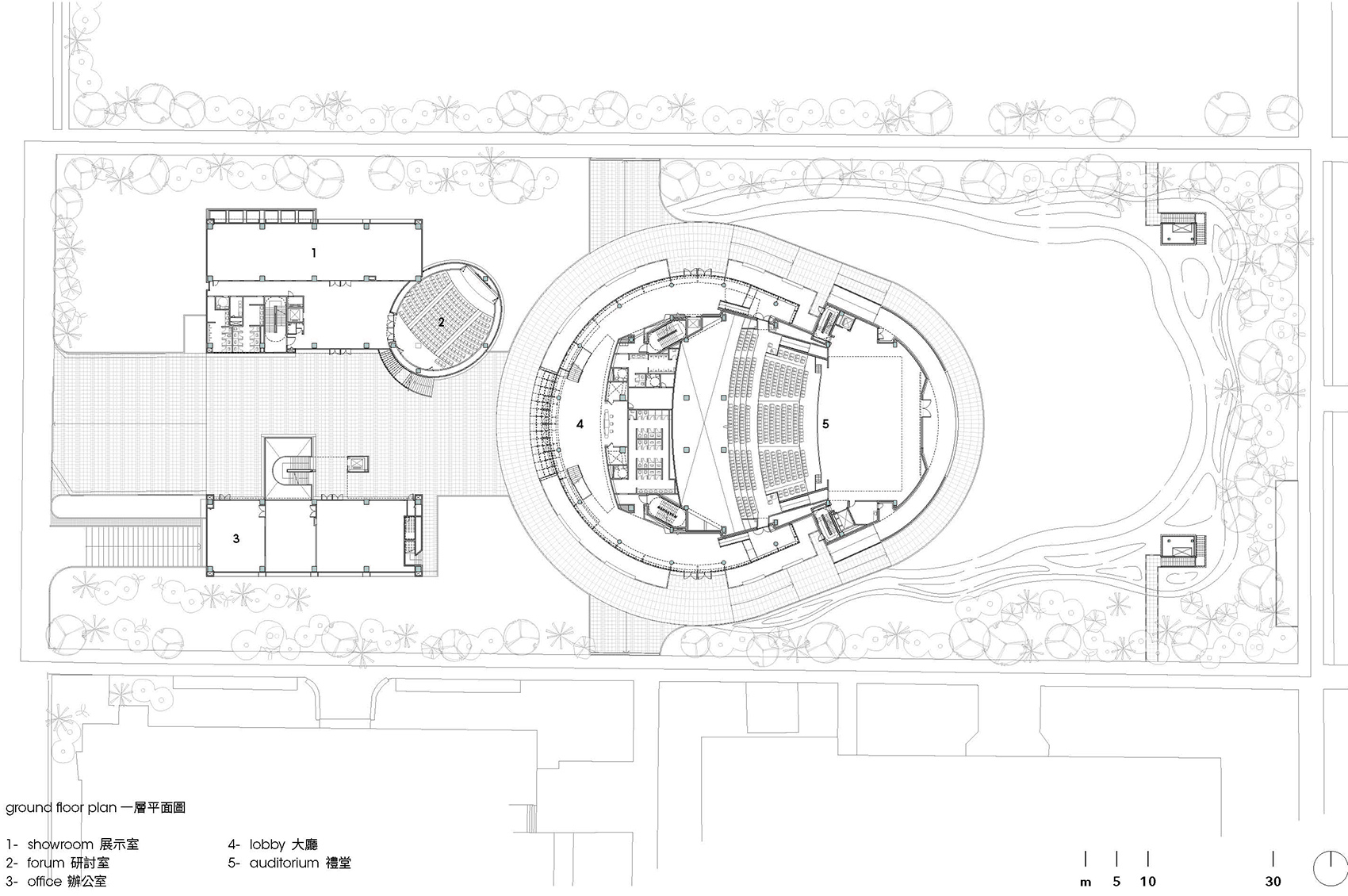 multi functional auditorium national central university by jjp architects and planners