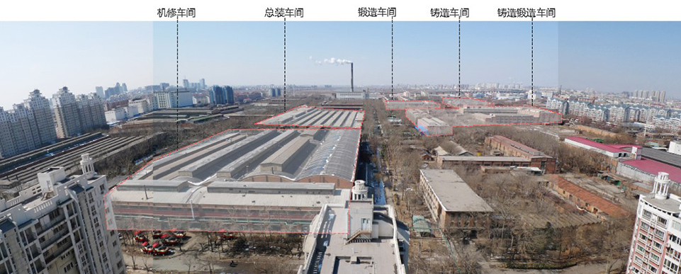 reconstruction of the old tianjin tractor factory plot j tianjin by shenzhen huahui design
