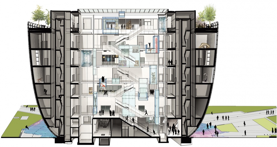 mvrdv designed depot boijmans van beuningen opens to the public