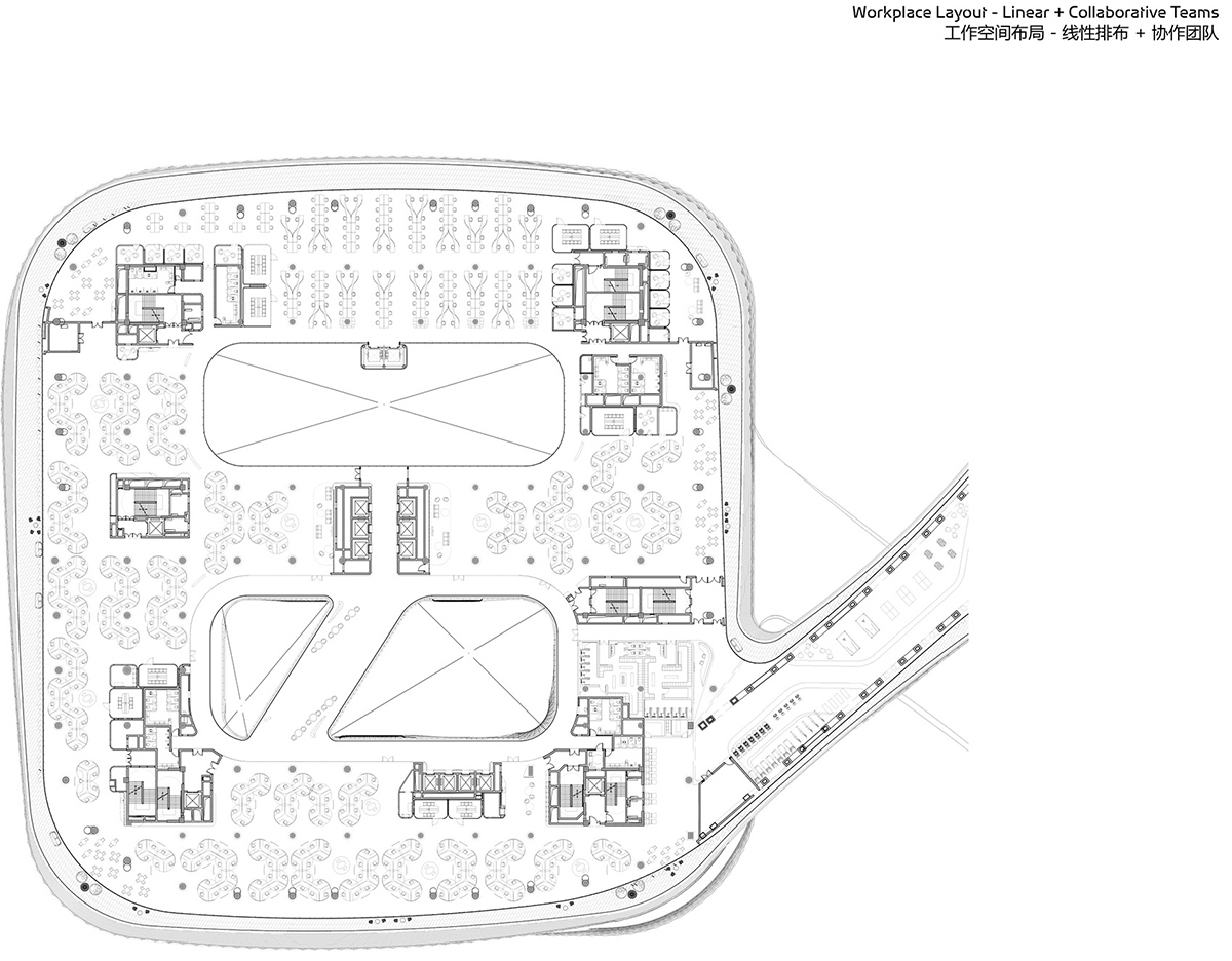 infinitus plaza guangzhou china by zaha hadid architects