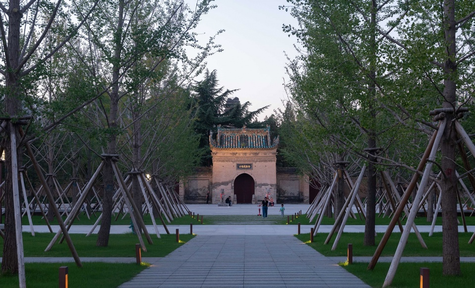redevelopment of the small wild goose pagoda historical district china by aecom