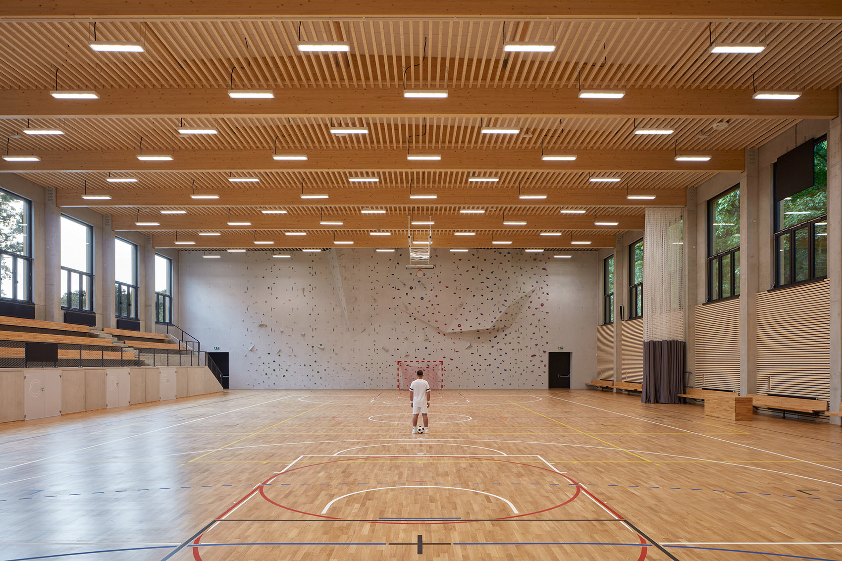 sports hall in borky by ov a