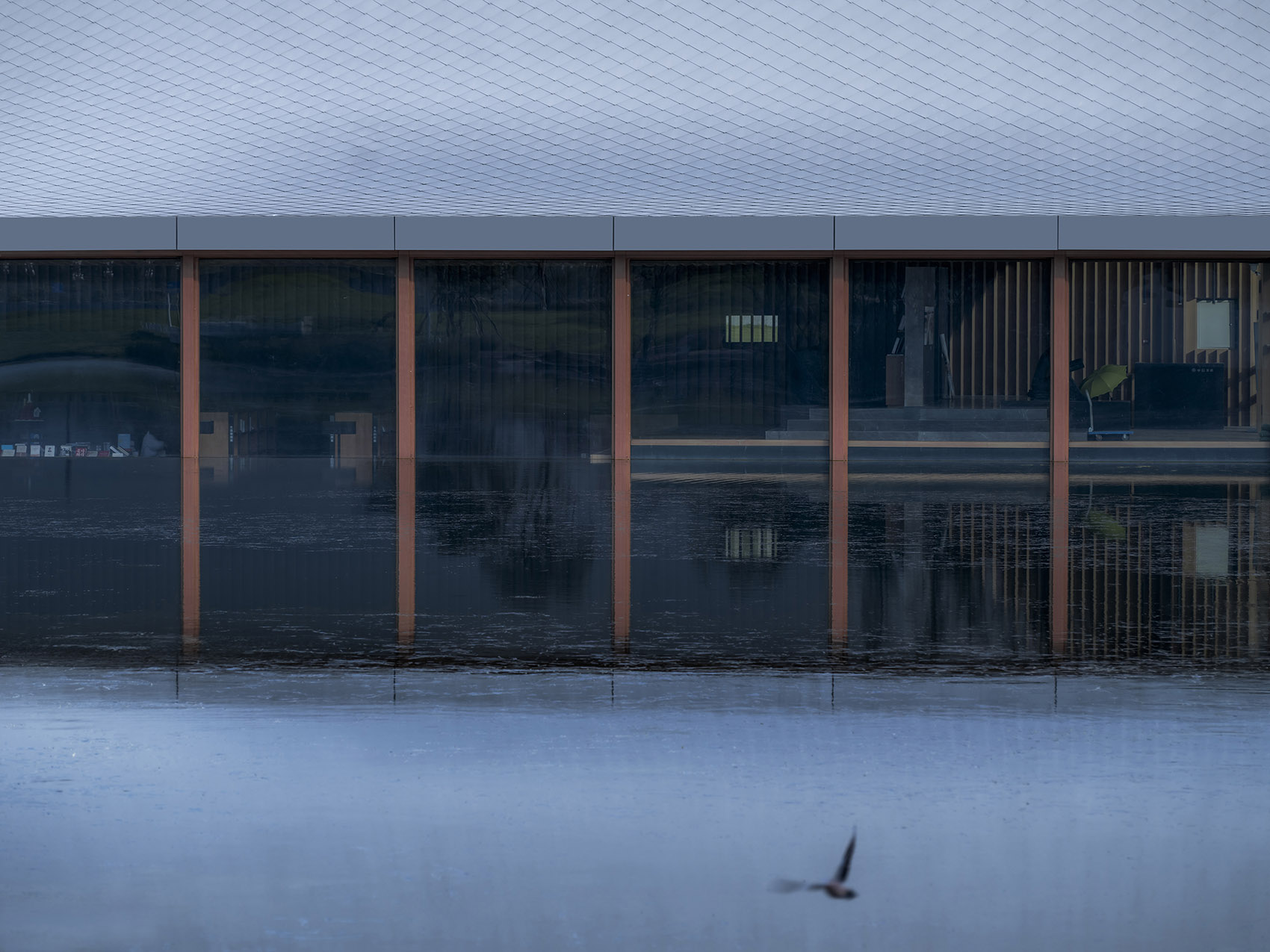 chengdu xinglong lake citic bookstore china by muda architects