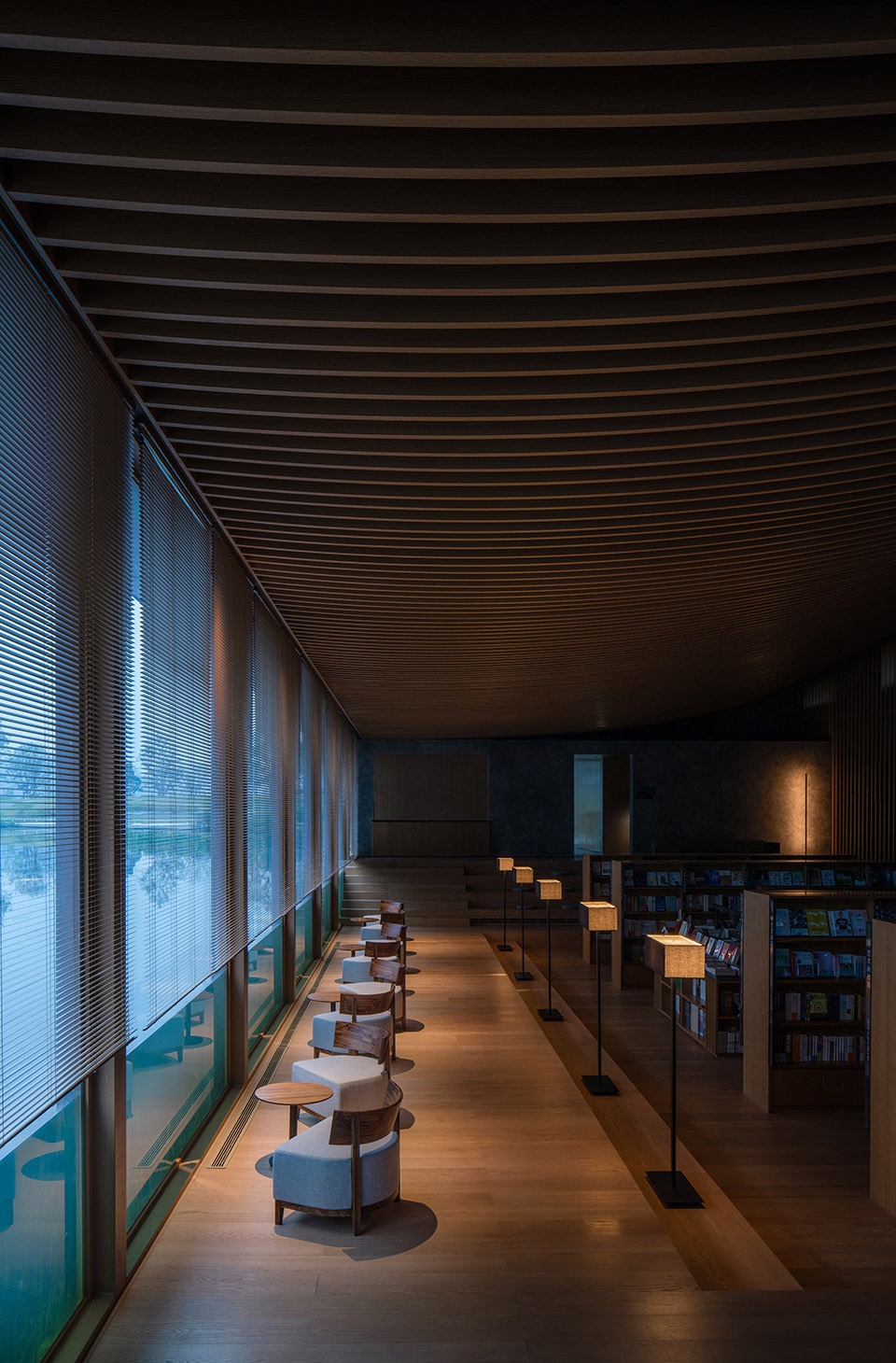 chengdu xinglong lake citic bookstore china by muda architects