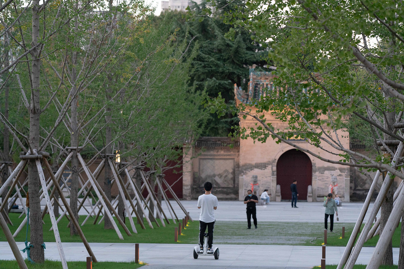 redevelopment of the small wild goose pagoda historical district china by aecom