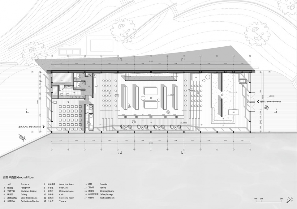 chengdu xinglong lake citic bookstore china by muda architects