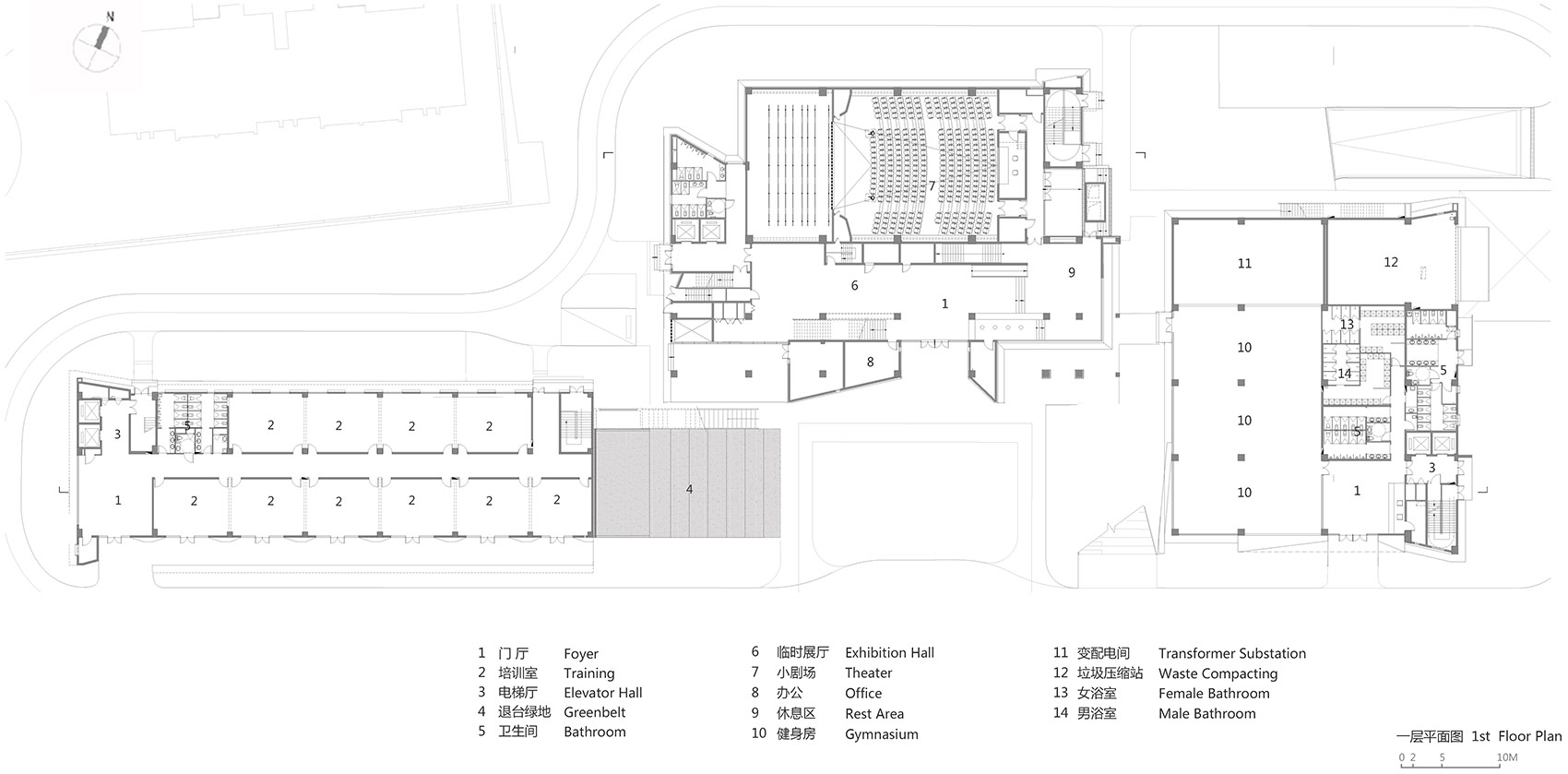 Shanghai Zhangmiao Cultural Activity Center SHUISHI Micron Architecture Office