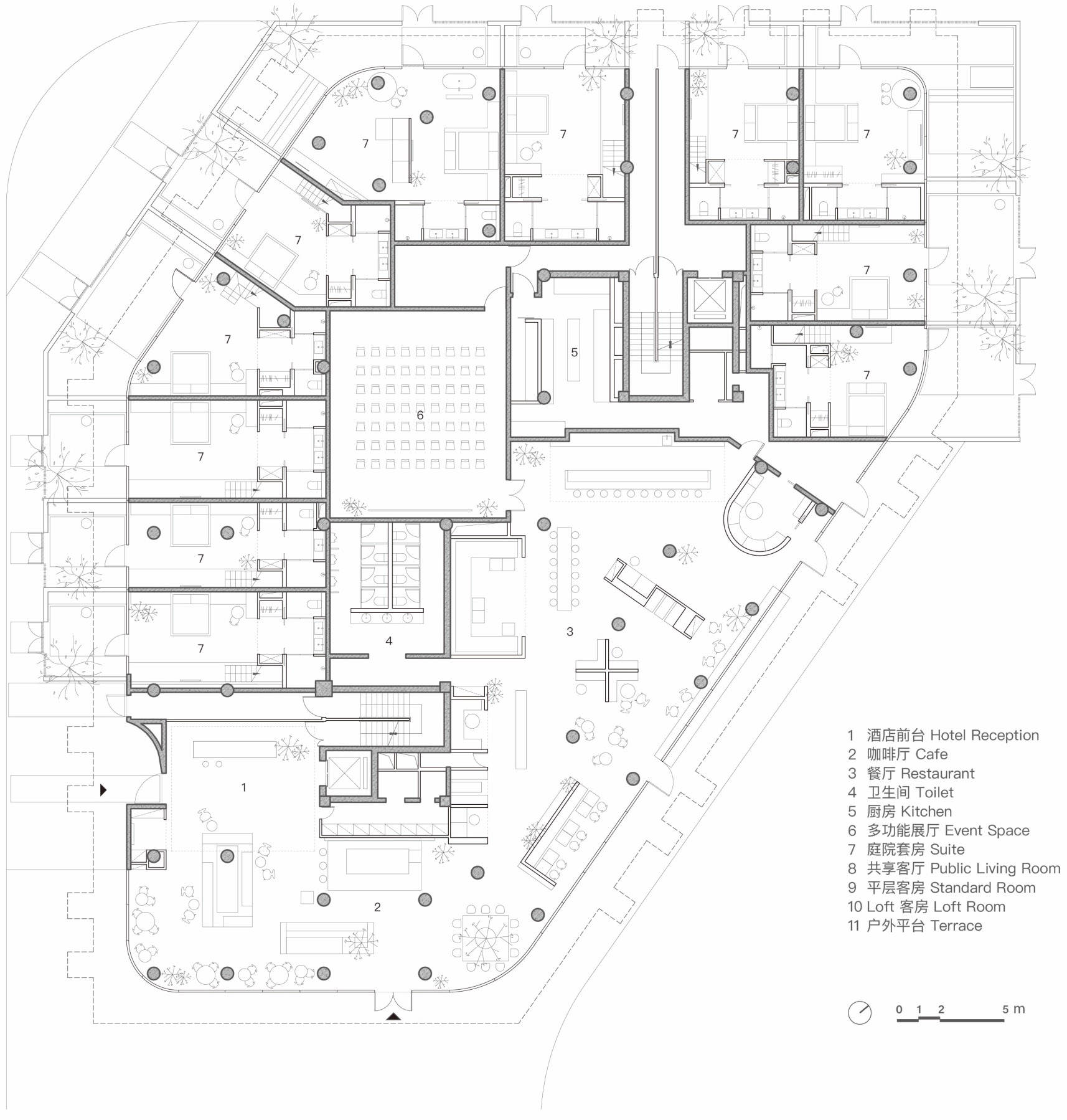 Aranya theTANG hotel BLUE Architecture Studio
