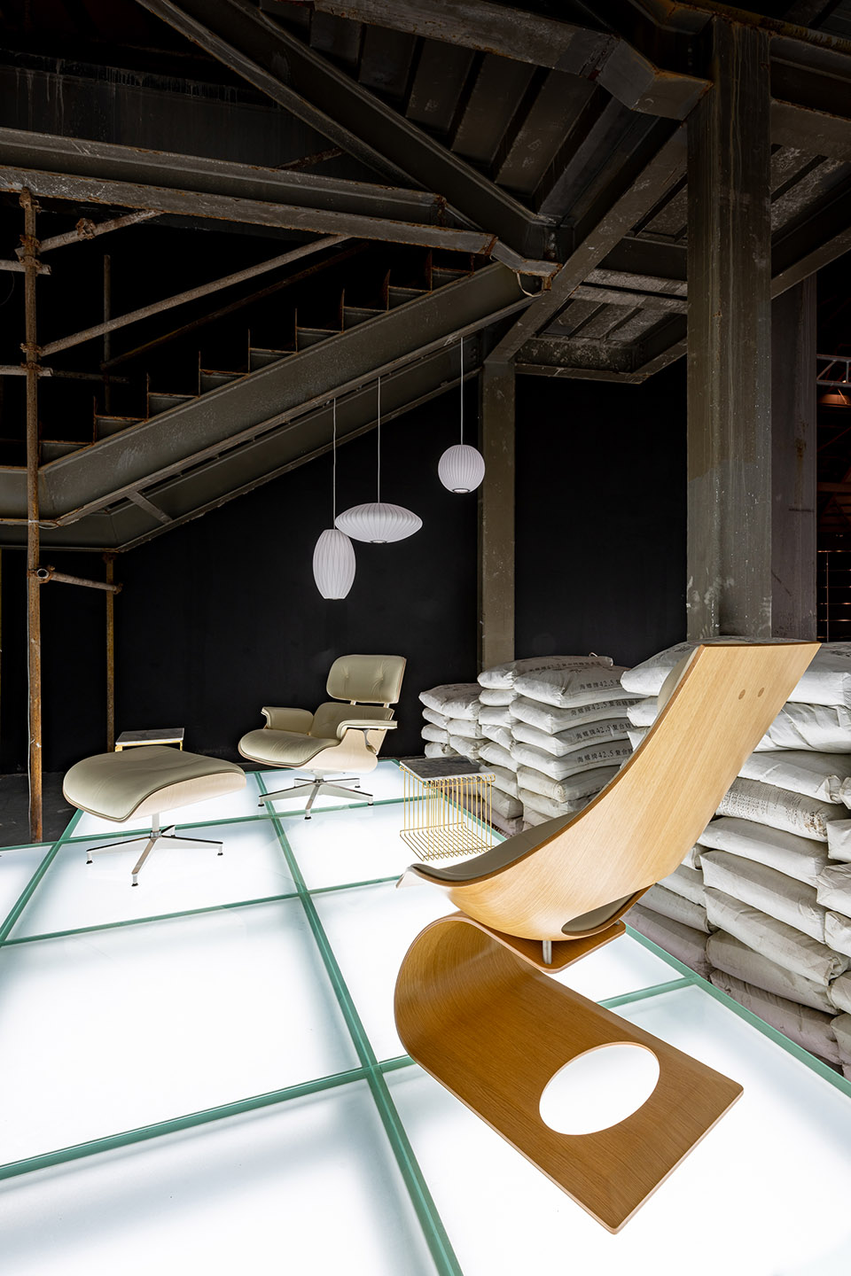zero waste maximum impact van collection x west bund art design by alberto caiola