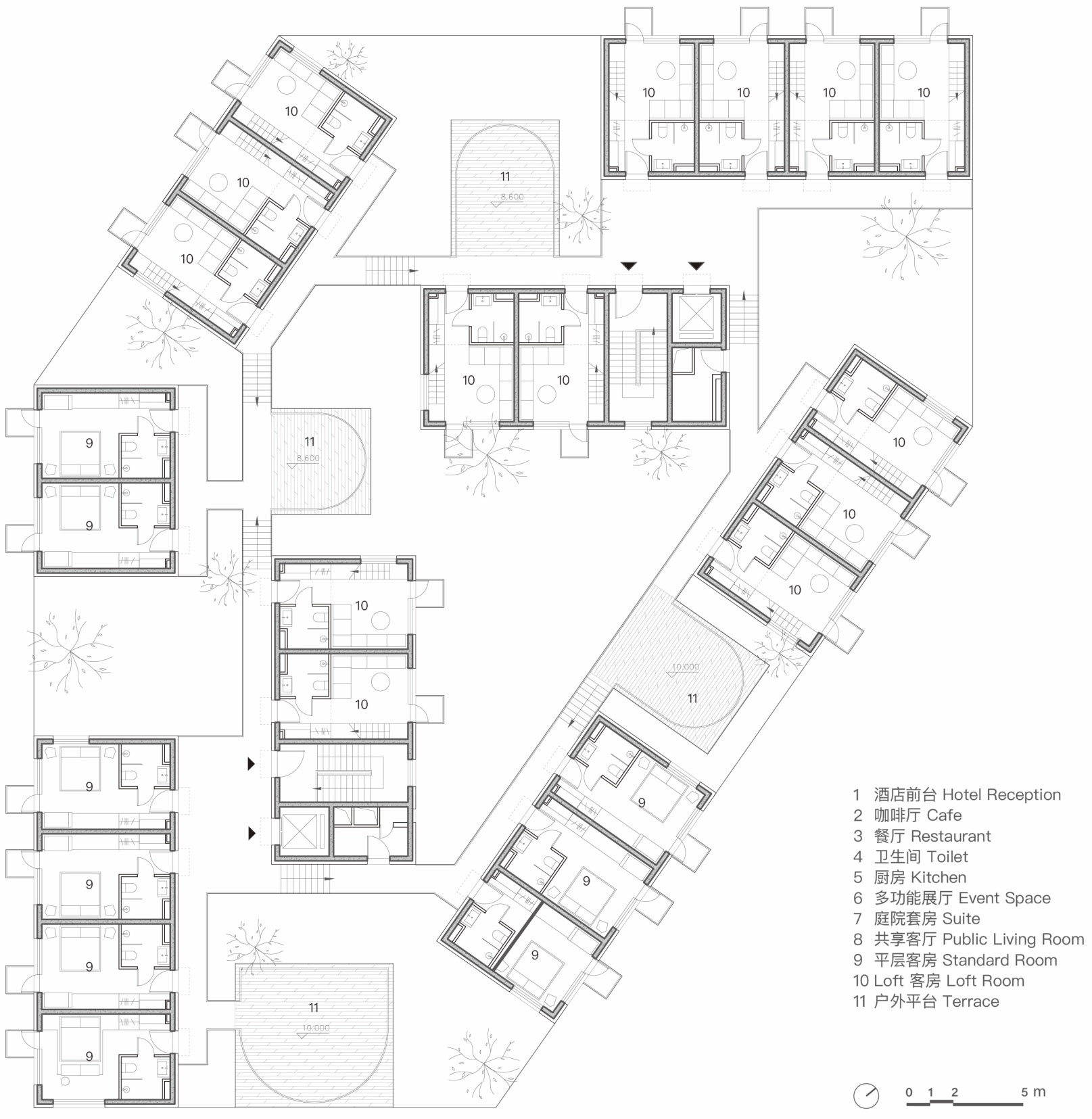 Aranya theTANG hotel BLUE Architecture Studio