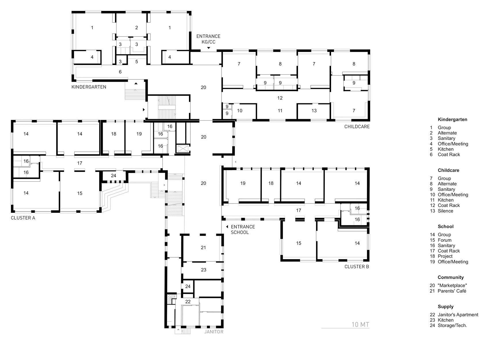 Frastanz Hofen education centre pedevilla architects