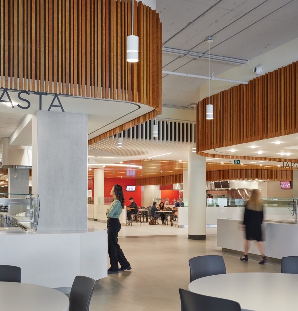 Newnham Campus Food Hall Seneca College by Taylor Smyth Architects