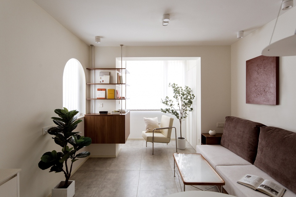 The Wedging of Stainless Steel 65 apartment interior design by QISI DESIGN