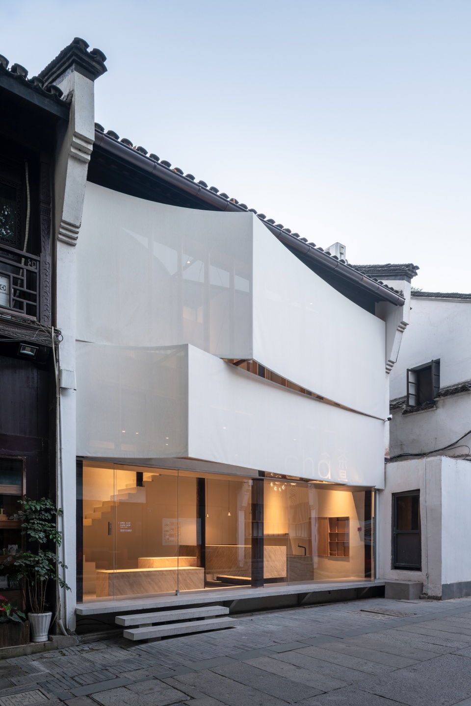 cha talk tea house china by air architects