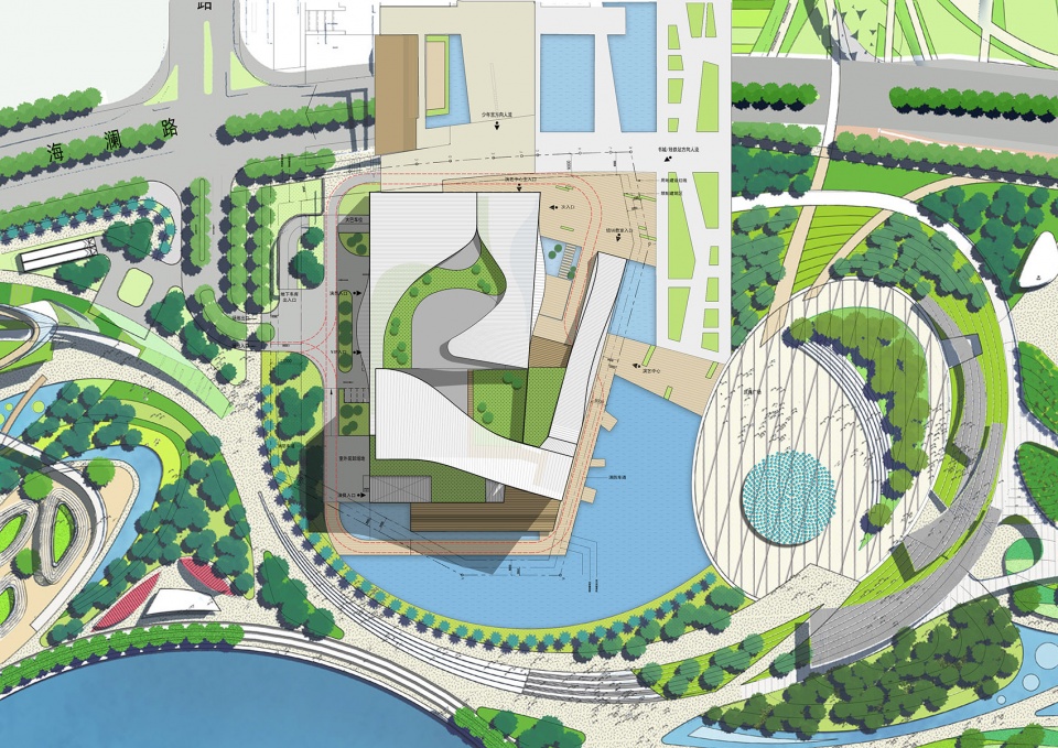 baoan performing arts centre china by rocco design architects associates