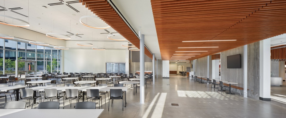 Newnham Campus Food Hall Seneca College by Taylor Smyth Architects