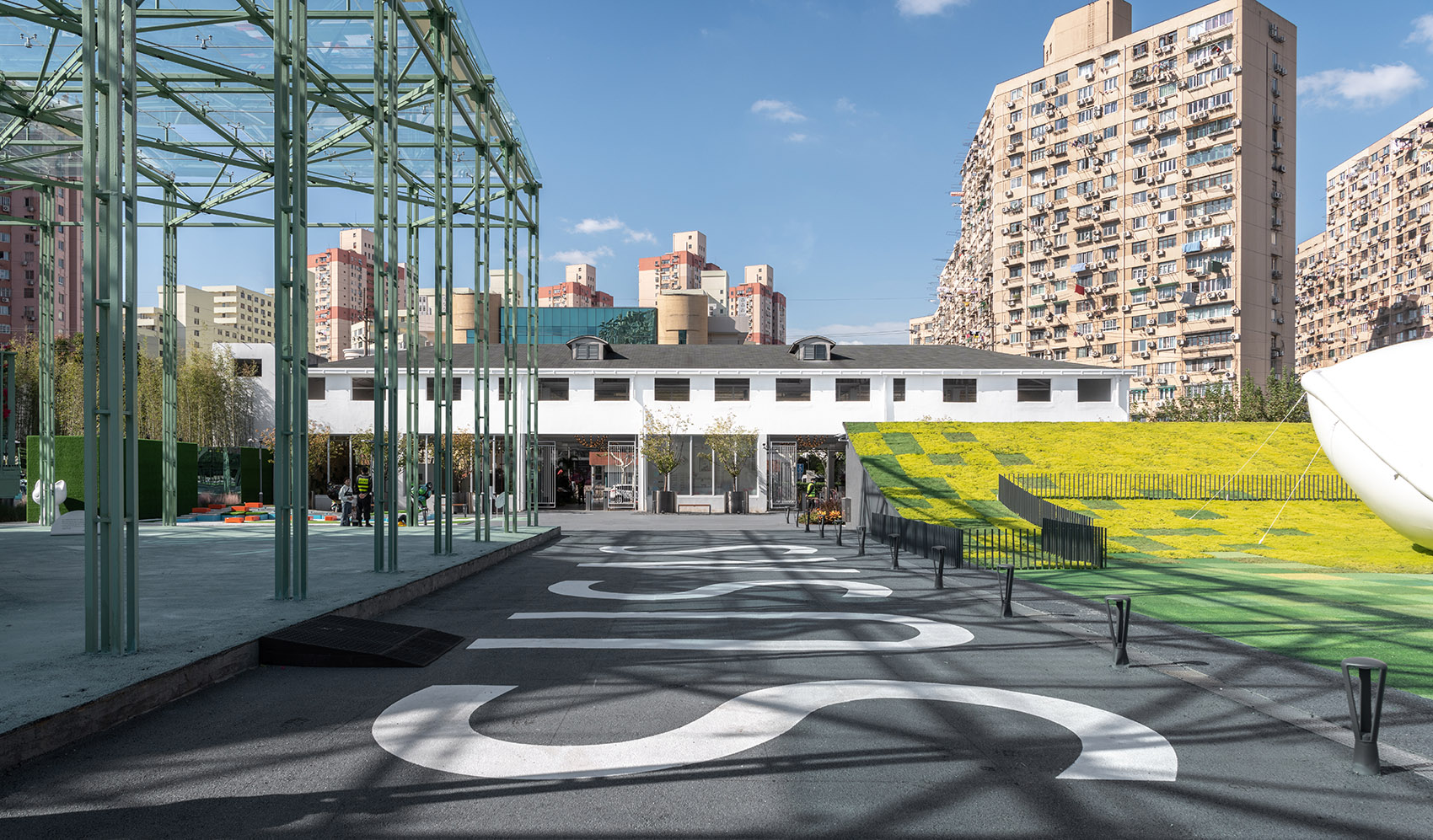 2021 Shanghai Urban Space Art Season Xuhui Exhibition Area Main Entrance Exhibition Hall Renovation by DUS Studio
