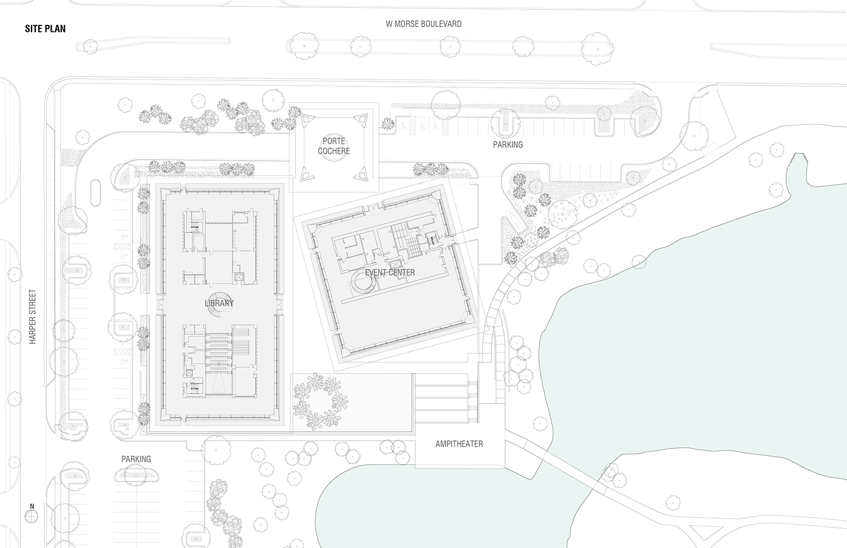 winter park library events center by adjaye associates