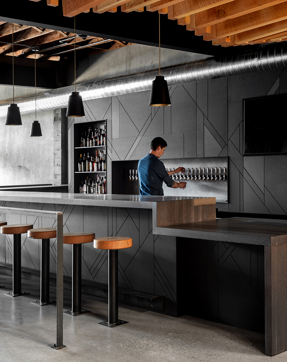 leftcraft restaurant by graham baba architects