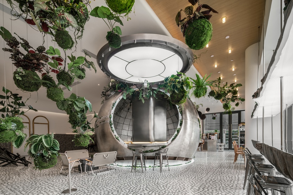 lost shanghai metal hands coffee china by daga architects