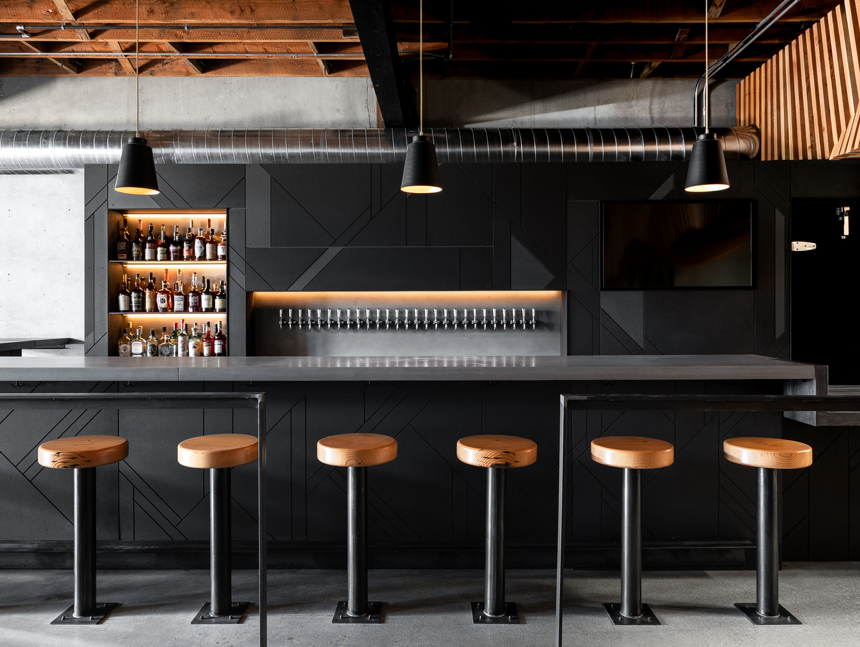 leftcraft restaurant by graham baba architects