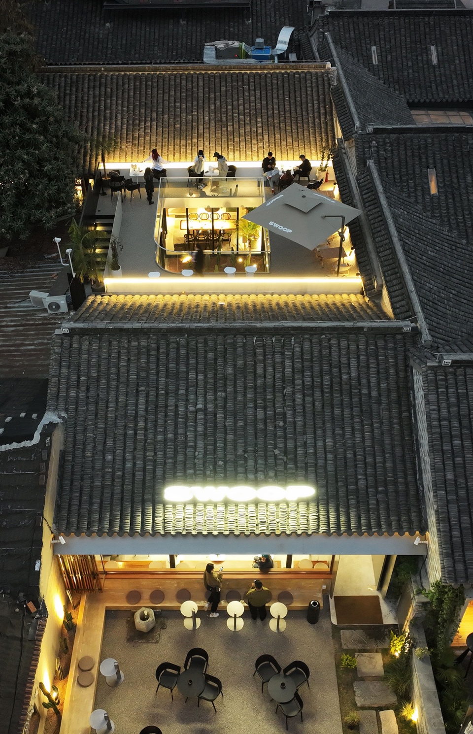 swoop coffee and taixi restaurant china by hangzhou guantang interior design