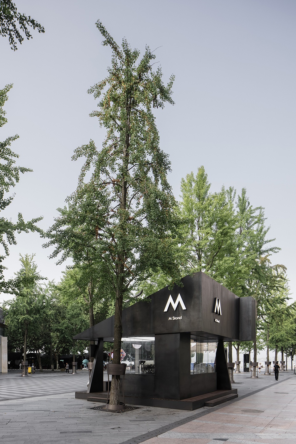 m stand west lake corner pavilion china by dazhou and associates