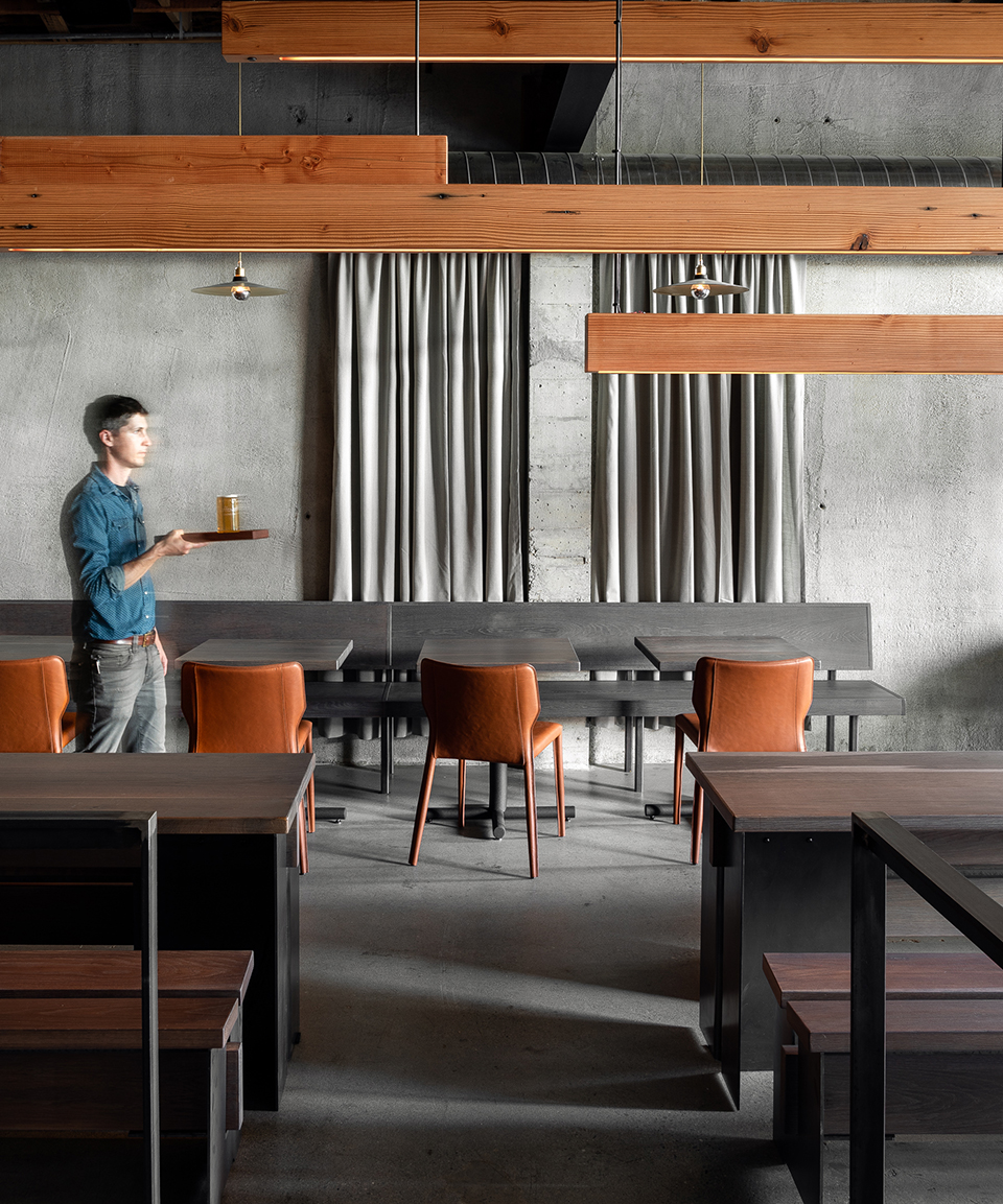 leftcraft restaurant by graham baba architects