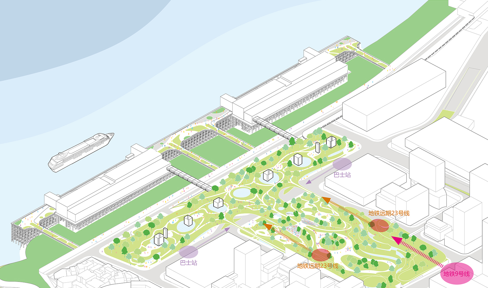 mad wins competition for chongqing cuntan international cruise center 1