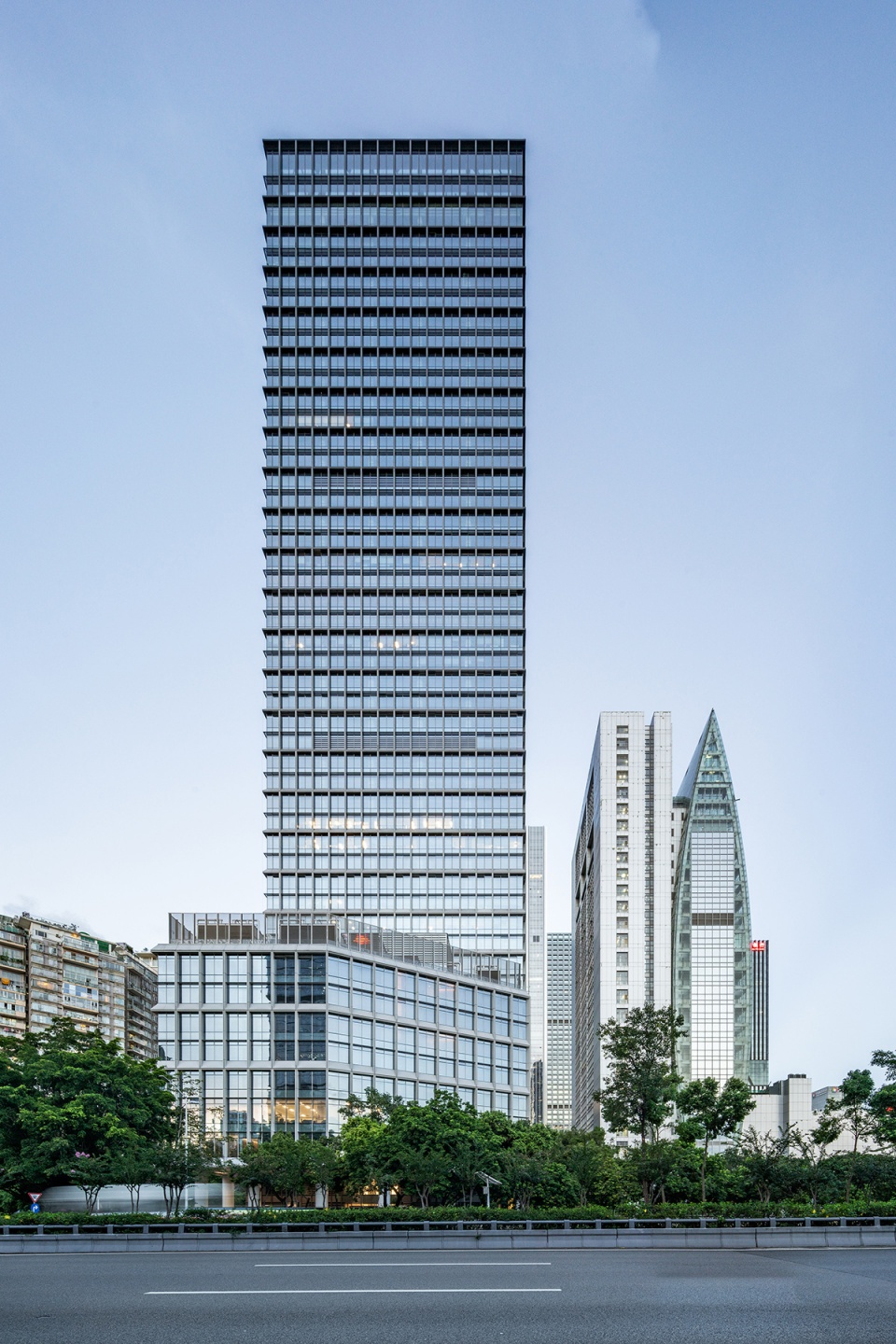 shenzhen media group szmg tower china by atelier fcjz