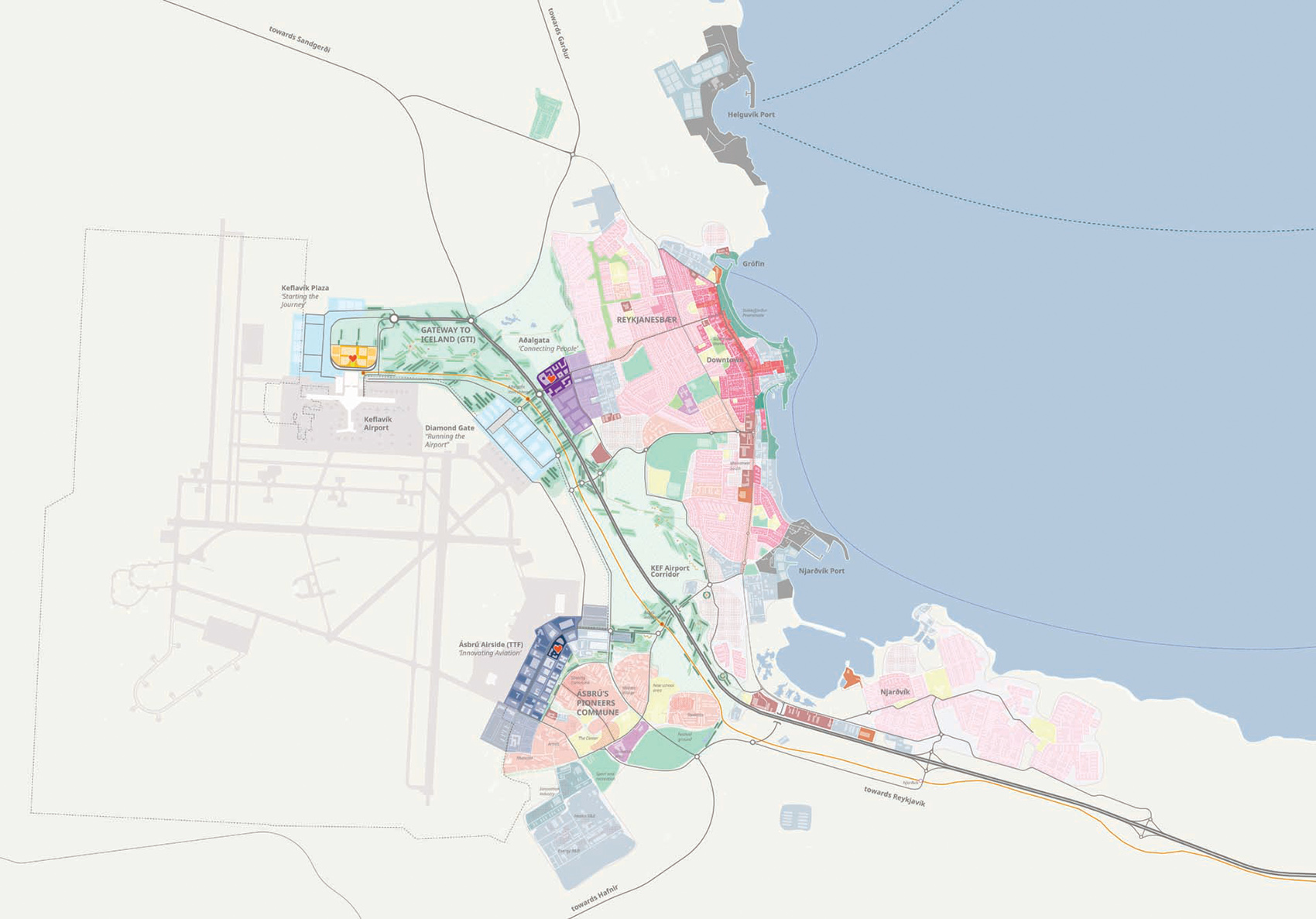 team kcap wins keflavik airport area strategic masterplan competition in iceland