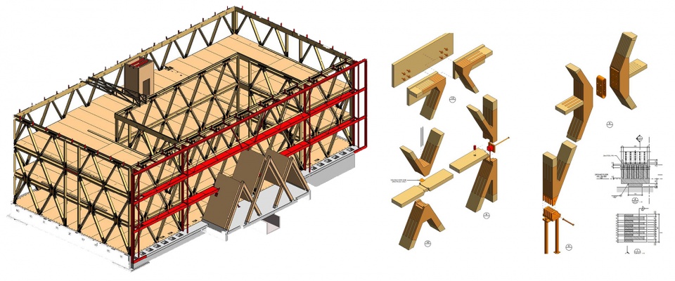 Te Whare Nui o Tuteata The SCION Timber Innovation Hub by RTA Studio Irving Smith Architects 拷贝