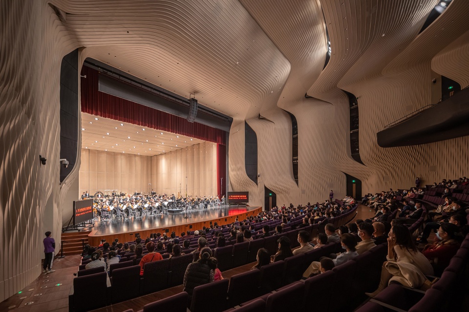 baoan performing arts centre china by rocco design architects associates