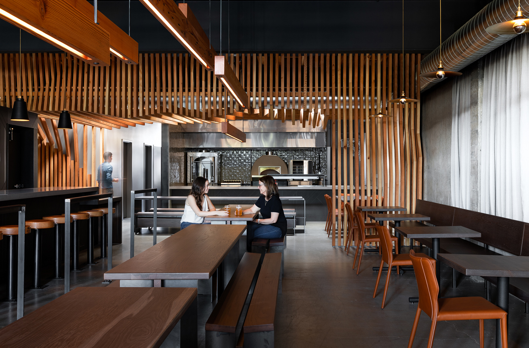 leftcraft restaurant by graham baba architects