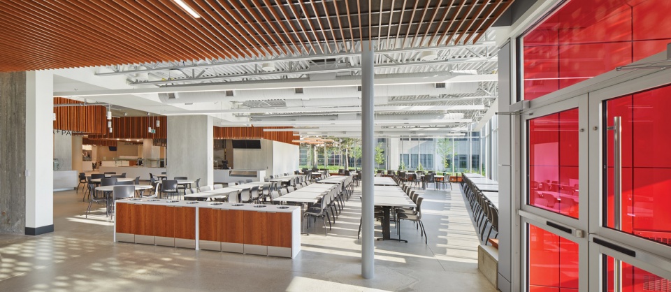 Newnham Campus Food Hall Seneca College by Taylor Smyth Architects