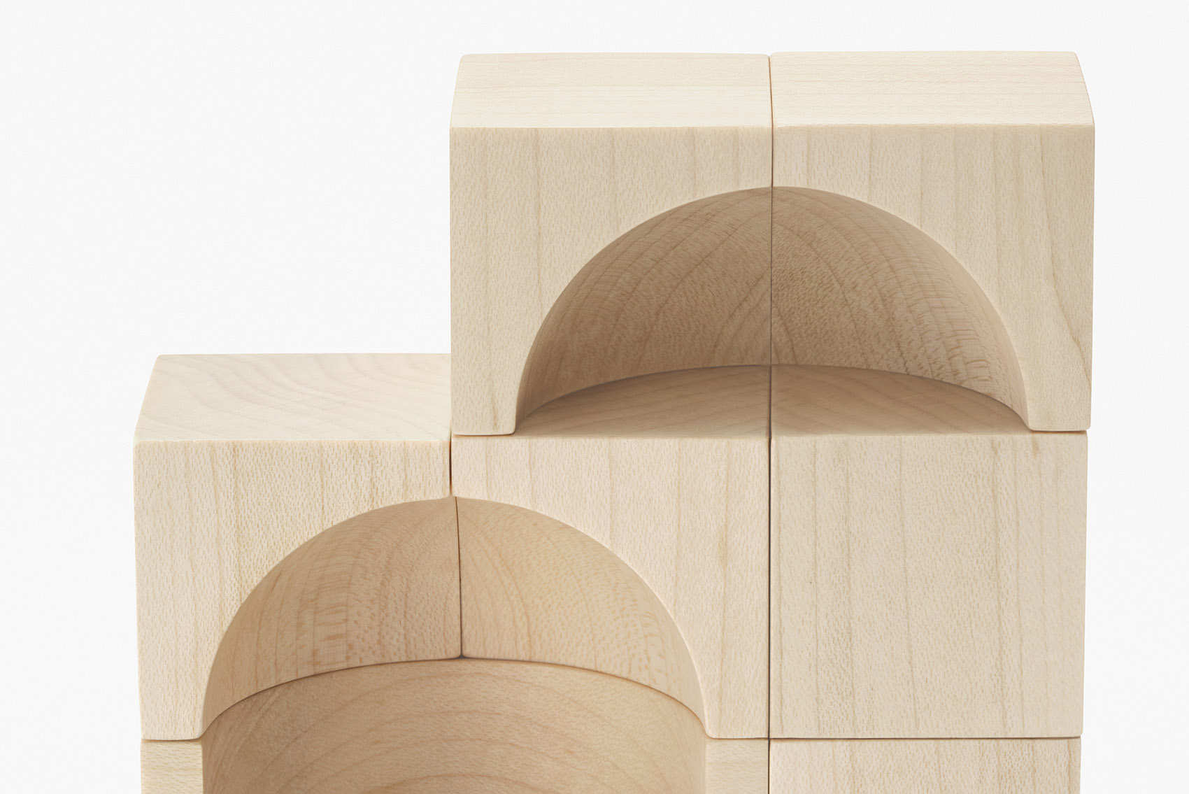 hollow blocks by nendo