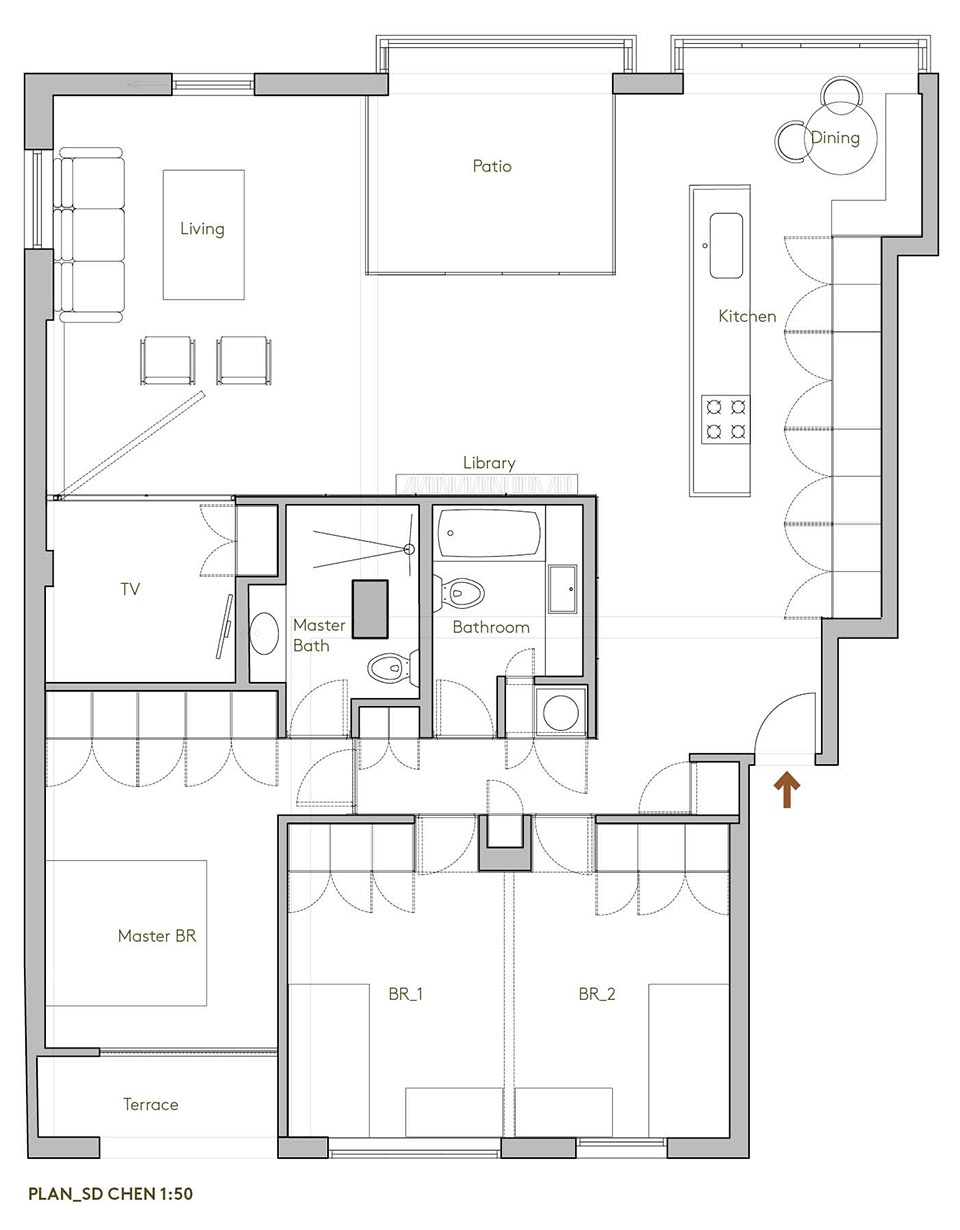 SD Chen Apartment Tel Aviv by Salty Architects
